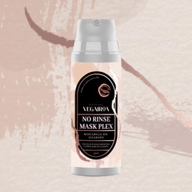 VEGAIROA - No Rinse Plex - Intensive Maske ohne Spülen - Feuchtigkeitsspendende, straffende und pflegende Wirkung - Damaszener-Rosenwasser - Professionelles veganes Friseurprodukt - 150ml