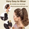 VCAY Ponytail Extension, 12 Inch Pony Tails Hair Extensions, Hold