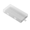 XYRSTOLR 18650 Battery Storage Case Box Organizer 8 Capacity Transparent