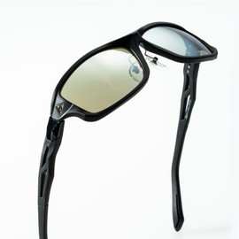 Zeque, Polarized Sunglasses, STELTH F-2263, Indigo Gray, EASE GREEN