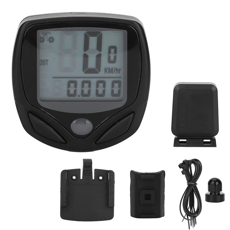 English Type LCD Digital Display Mountain Bike Bicycle Speedometer Bike