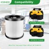2 Pack DCV5801H HEPA Filter Compatible with DEWALT DCV580H, DCV581H