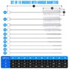 Dolaso 10 PCS Drinking Straw Cleaner Brush White, Bottle Cleaning