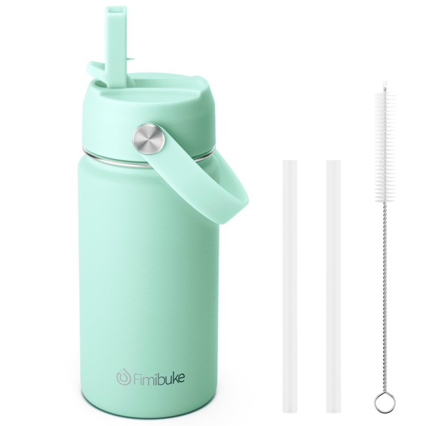 Fimibuke Kids Insulated Water Bottle - 14oz BPA-FREE 18/8 Stainless