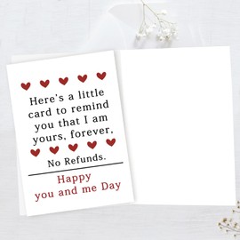 Mcduldul Happy Anniversary Cards for Women Men Husband Wife | Valentine Day Gifts for Him Her