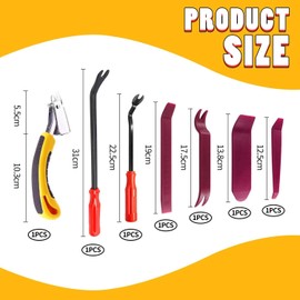 7-Piece Nail Remover, Nail Removal Tool Set, Multifunctional Nail Remover, Removal Tool, Nail Puller, Interior Decoration Tool