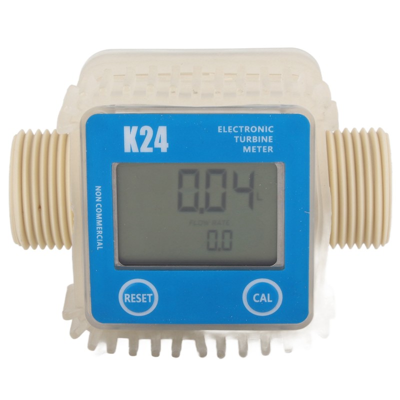 K24 LCD Turbine Digital Diesel Fuel Flow Meter Widely Used