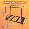 Sidasu 60" Heavy Duty Folding Table Cart with 4 PU