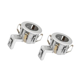 Motoforti Car Bumper PDC Sensor Bracket, Parking Sensor Retainer Holder, for Toyota Sequoia 2008-2014, Plastic, 89348-33060, Silver Tone, 2pcs