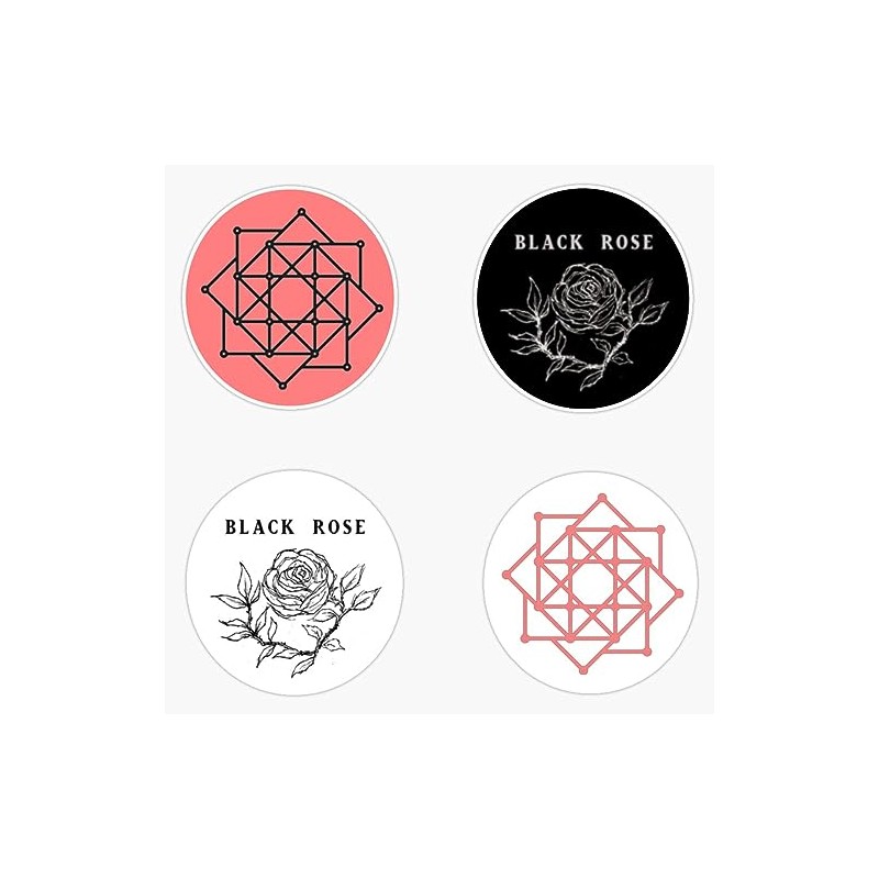 The Rose Symbol Kpop Bumper Sticker Vinyl Decal 5"