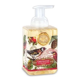 Christmastime Foaming Hand Soap 17.8 oz Michel Design Works Holiday Gift