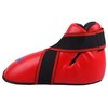 MAR | Red Martial Arts Foot Protector for Karate, Kickboxing,