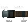 1.5 Inch Wide Men's Nylon Web Belt with High-Strength Adjustable
