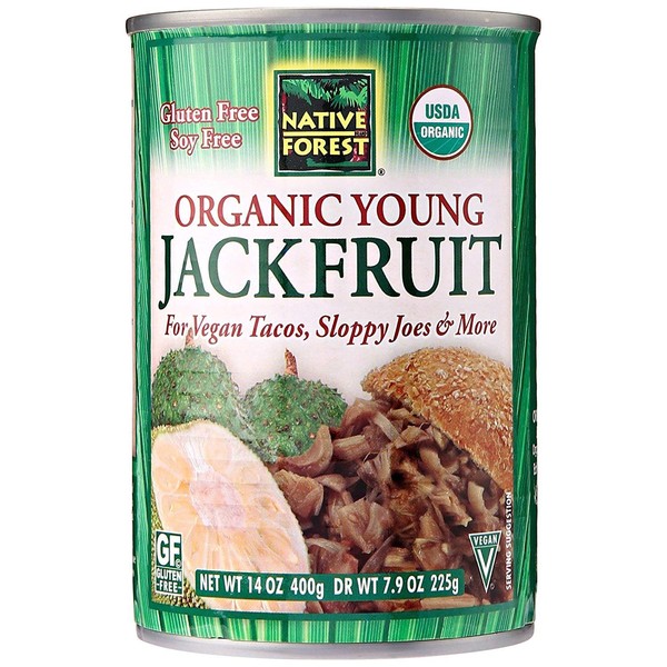 Native Forest Organic Vegan Meat Substitute, Young Jackfruit, 14 Ounce (Pack of 24)