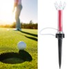 Plastic+Magnet 90mm 5 PCS Plastic Golf Tee, 5PCS Golf Accessory,