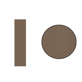 BRONZE Sliding curtain/panel curtain / 60 x 245 cm / room divider / opaque (dark brown)