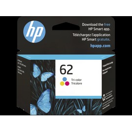 For HP HP 62 Tri-color Original Ink Cartridge, ~165 pages, C2P06AN#140