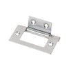 3 Pairs (6 Unit) Flush Hinge Polished Chrome 51 x