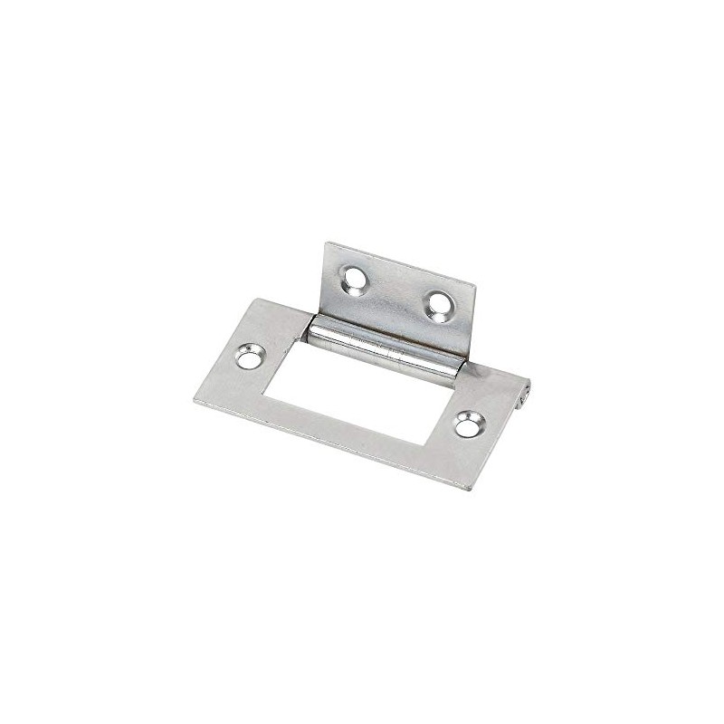 3 Pairs (6 Unit) Flush Hinge Polished Chrome 51 x