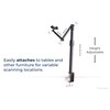 PHOTOMYNE Adjustable Tablet Stand - Hands Free, Foldable, Flexible Arm,