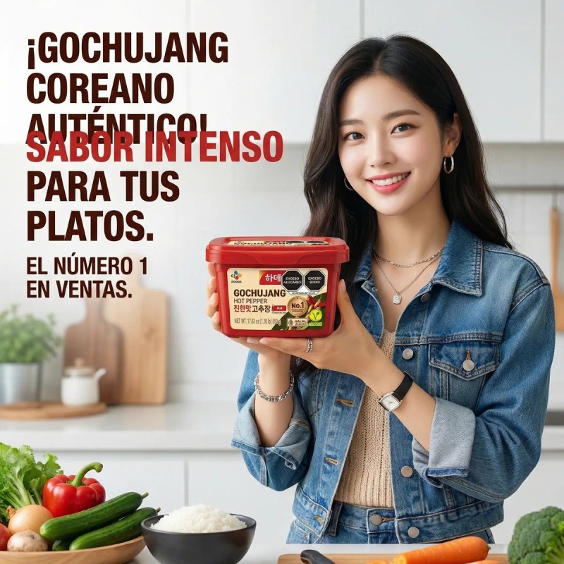 Salsa Coreana Gochujang Chile En Pasta Cj Foods 500 G