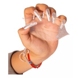 clickcollect Beso Uñas Para Tomar Fotos, Acrílico Transparente