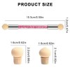 WeddHuis Nail Art Rendering Tools Double Head Sponge Stick, Nail