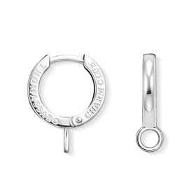 Thomas Sabo Women Single Hoop Earring Charm Club 925 Sterling Silver H2011-001-21