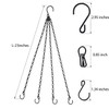 Hanging Baskets Chains 23 Inches 4 Leads Hanging Chains Flower