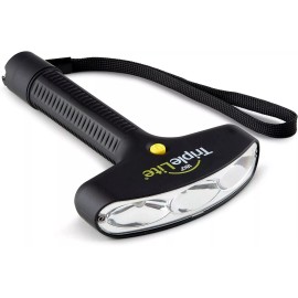 LED Flashlight - 330 lm Black LED Flashlight AA Battery