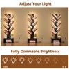 Hoctieon 6 Tier Tree Bookshelf, Tall Bookcase with Drawer, Freestanding