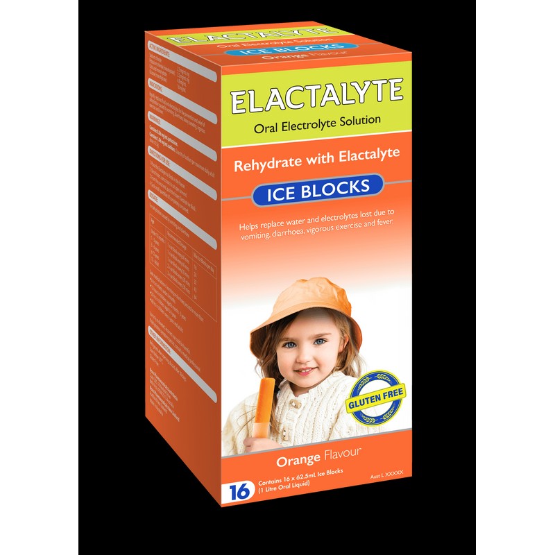 Elactalyte Ice Blocks 16 Pack, Apple Blackcurrant