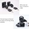 UtySty 3 Pack Drawer Lock File Cabinet Locks with Folding