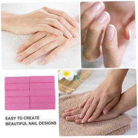 Healvian 30pcs Four Sided Nail Buffer File Polishing Block Soft Sponge Nail Grinding Tools for Women for Natural and False for Home Salon Use