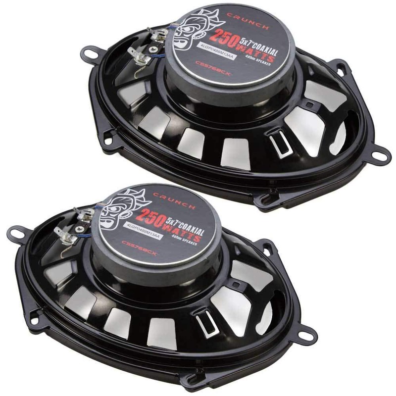 Crunch CS-5768CX, 250 Watts Full Range 2 Way 4 Ohms