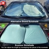 EcoNour Car Windshield Sun Shade Foldable | Front Windshield Shade