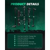 SCITOO 8pcs Front Suspension Kit Outer Inner Tie Rod End
