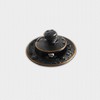 CalcMetal Lift and Turn Bathtub Drain Stopper with ABS Plastic