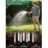 Zuplo Lawn Aerator Tool, Manual Core Plug Aerator with 4