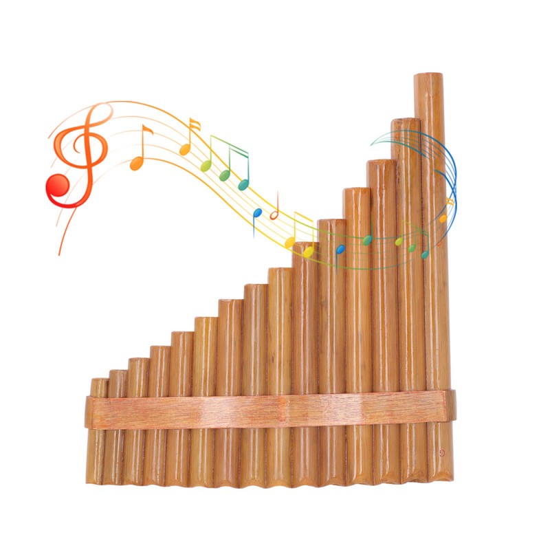 Musical Professional Panpipe Pan Flute 15 Pipes G Key Musical