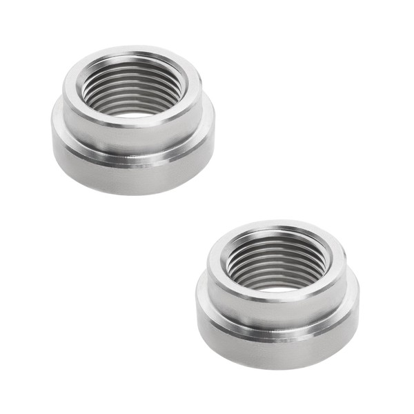 VGOL 2pcs M18 X 1.5 Thread Stainless Steel Step Nut