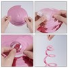 Pink Ceiling Swirl Foil Decorations Hanging Plastic Streamer Themed Swirl