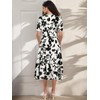 ALLOVIN Womens 2025 Floral Summer Midi Dress with Pockets -