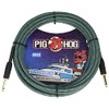 Pig Hog Vintage Series Instrument Cable, Tahitian Blue, 6m/20ft, 6.35