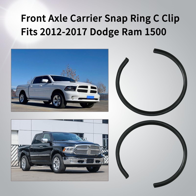 Vanshly 68146592AA Front Axle Carrier Snap Ring C Clip Compatible