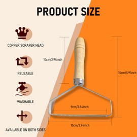 UBRAVE Pack of 2 lint remover, portable lint razor, lint razor, pet hair remover, reusable carpet lint remover to remove lint from clothes, sofas and carpets