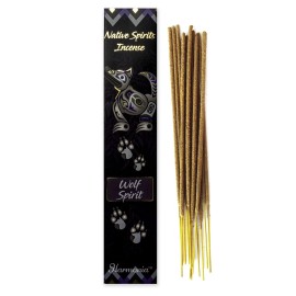 Wolf Spirit (Frankincense) Incense Sticks by Native Spirits NEW - One (15g) Box