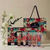 Intensive Moisture Portable Hand Cream 5-Piece Set - Non-Sticky for Autumn/Winter Dryness Flower Hand Cream 5-Piece Case + Gift Bag 10ea