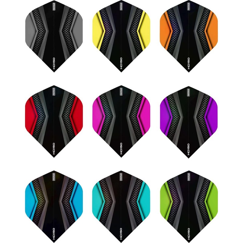 Britannia Darts Unisex Adult HD150 Mixed Dart Flights 150 Micron