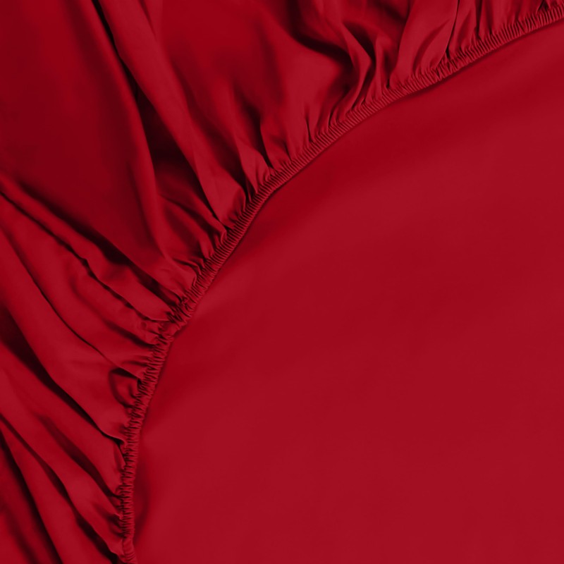 Utopia Bedding 1, Polyester, Rood, 90 x 200 cm